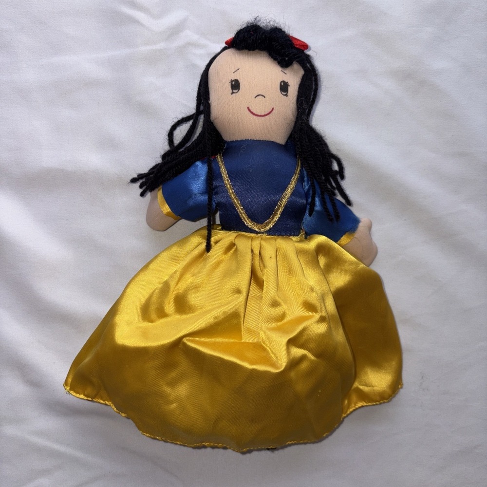 Dan Dee Vintage Snow White Doll 3 in 1 Flip Turvy Toy Evil Queen Witch FairyTale